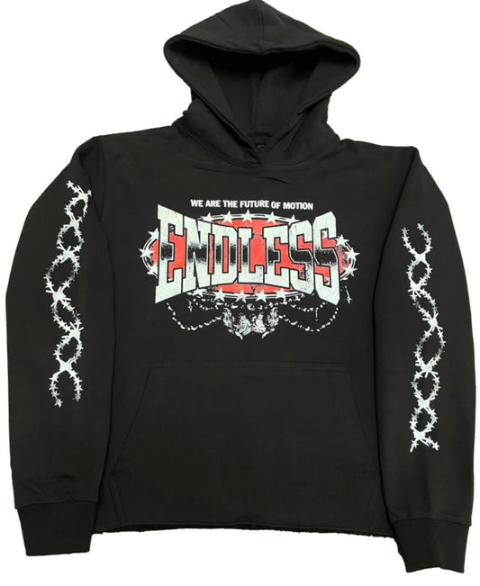 Endless Racks “Fight Club” Cropped Hoodie