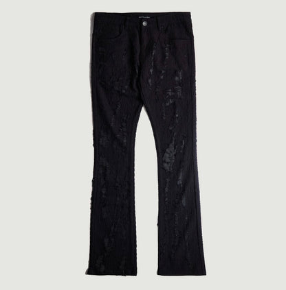 Embellish Boro Flared Denim