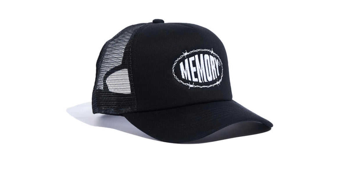 Memory Lane Barbed Wire Trucker Hat (Blk)