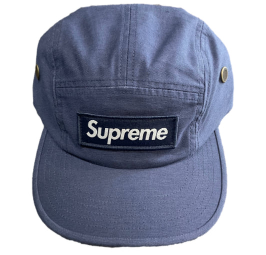 Supreme 5 Panel Hat (Navy)