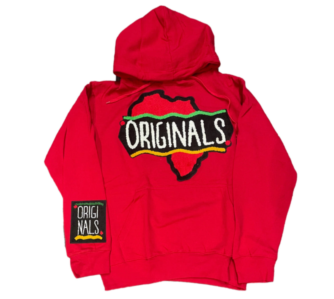 Support Black College “Originals” Hoodie (Red)