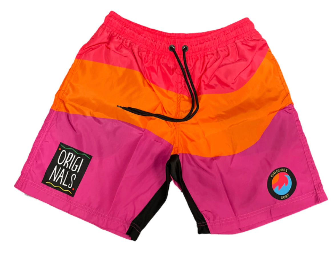 Originals Surf Shorts (Pink/Orange/Plum)