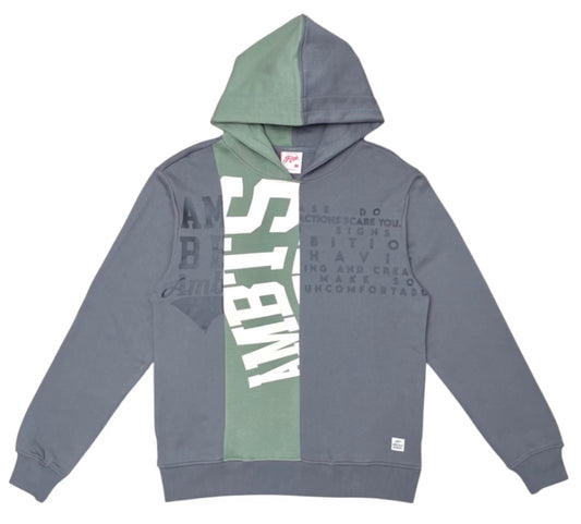 RTGB “Mixed Feelings” Hoodie (Charcoal/Forest Green)