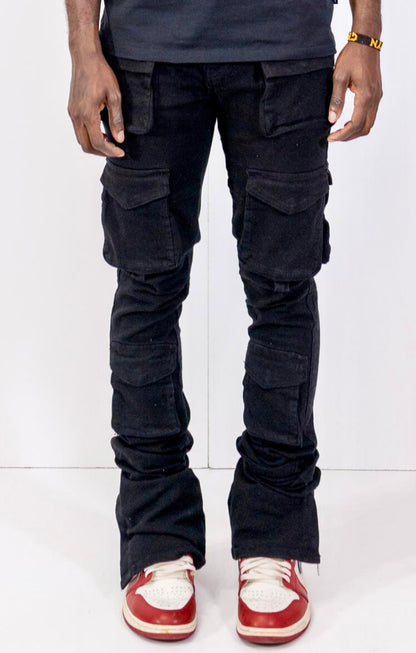 Doctrine Utility Super Stacked Denim (Blk)