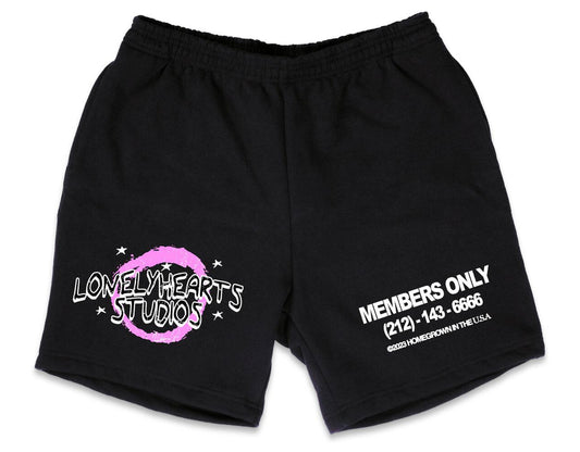 Lonely Hearts Club “LHC Studios” Premium Cotton Shorts