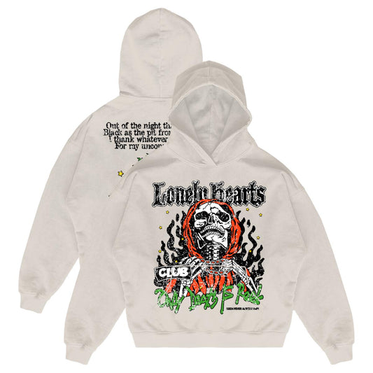 Lonely Hearts Club “Only Death Is Real” Heavy Weight Hoodie