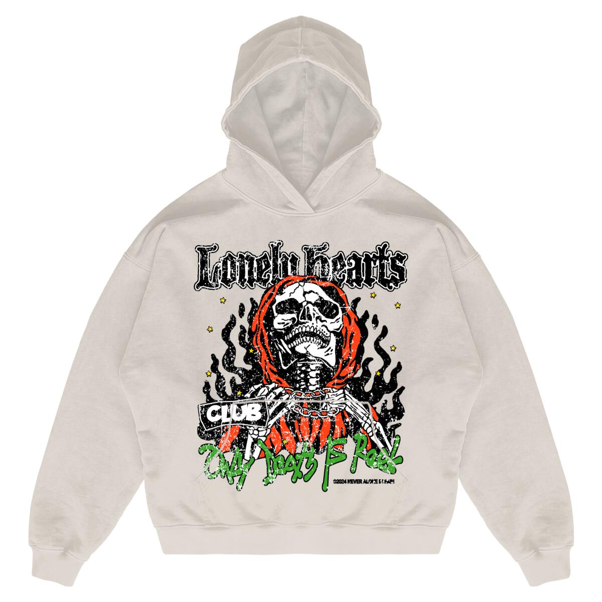 Lonely Hearts Club “Only Death Is Real” Heavy Weight Hoodie