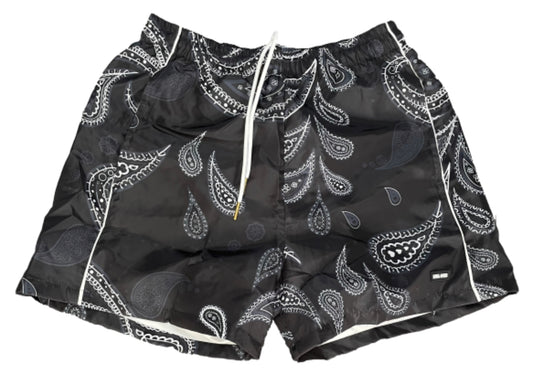 Real Ones Paisley Shorts (Black)