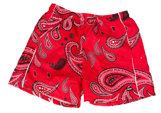 Real Ones Paisley Shorts (Red)