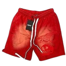 Culture Capital “Capitalize” Shorts (Red)