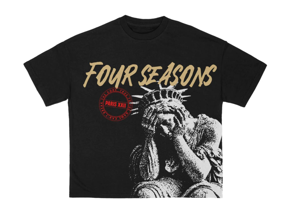 Four Seasons “Liberty” Tee (Blk)