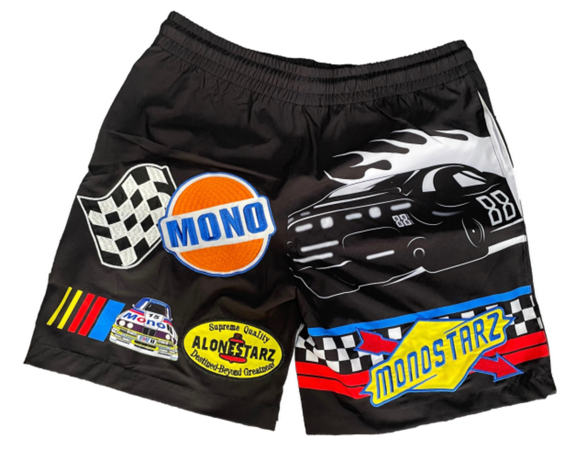 Mono Starz Raceway Embroidered Racing Shorts