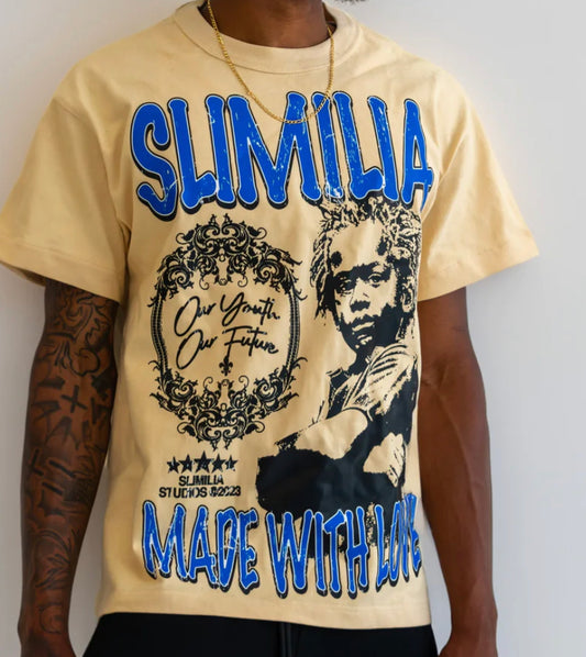 Slimilia “With Love” Tee (Blue)