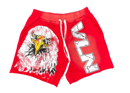 Villain Vintage Shorts (Red)