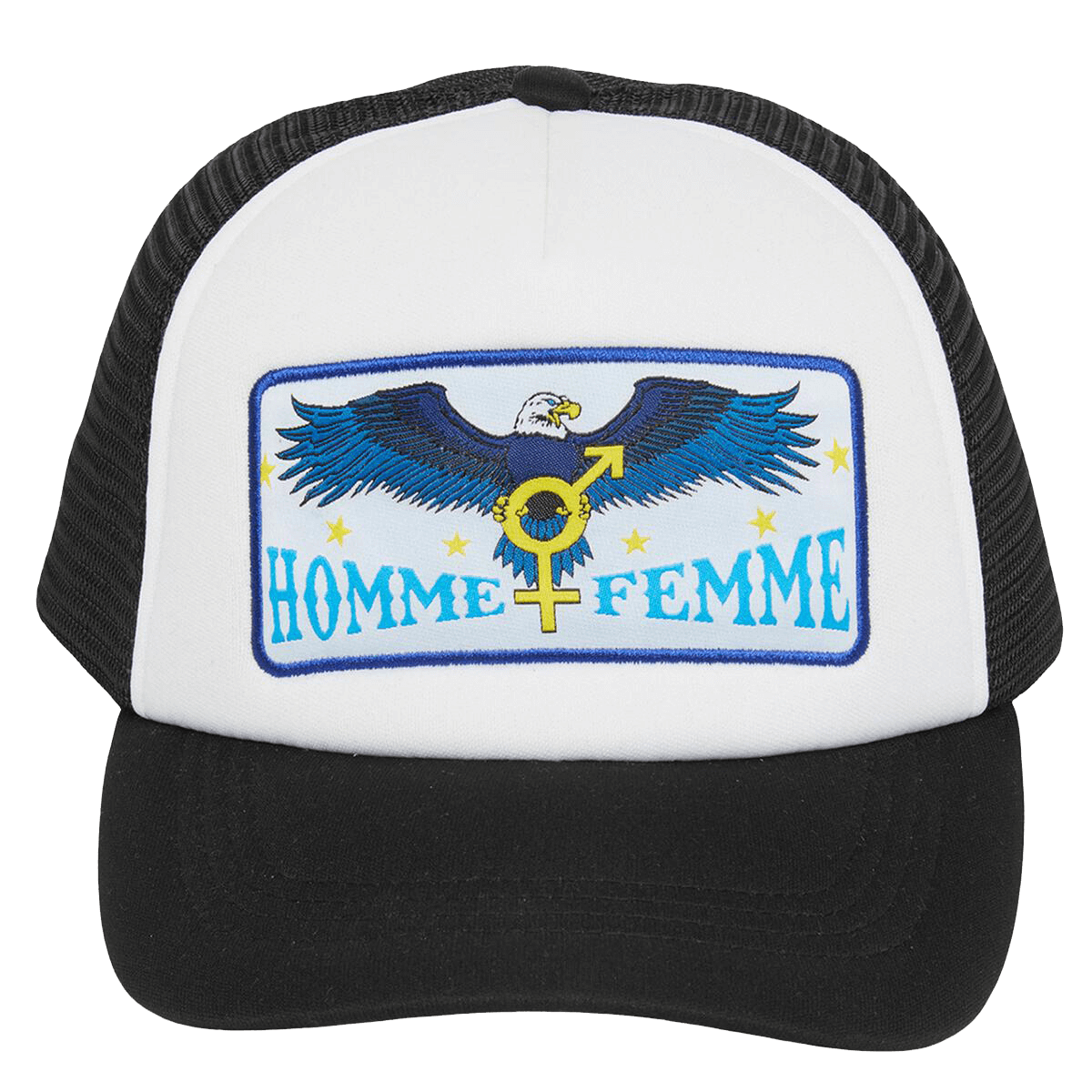 Eagle Trucker Hat-(Black)