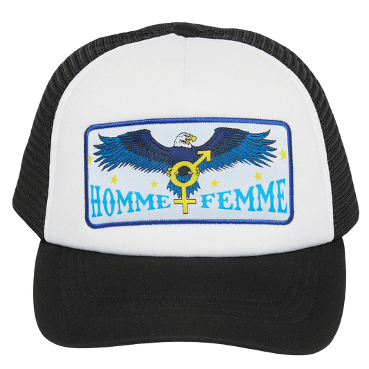 Eagle Trucker Hat-(Black)