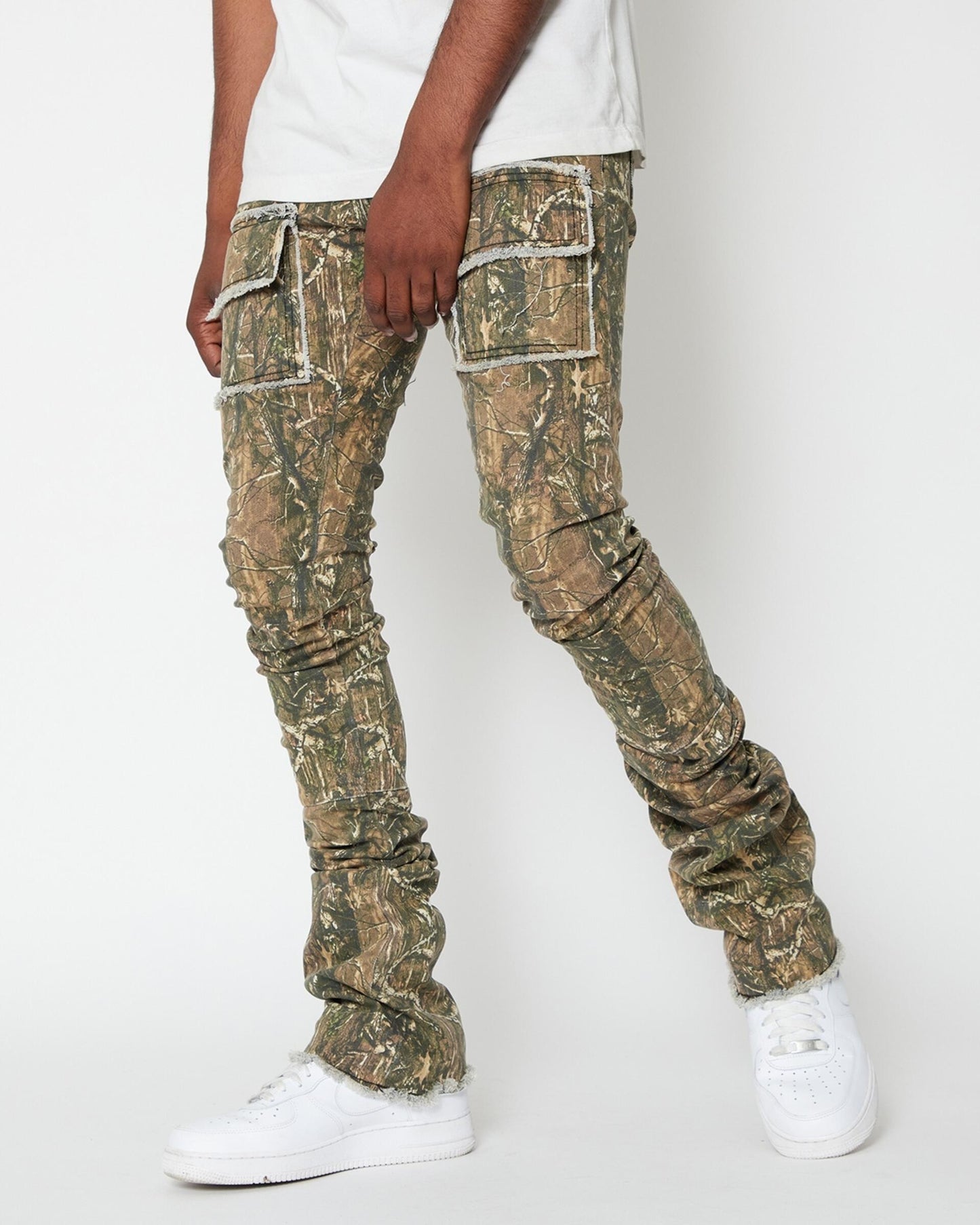 The True Stacked - Forest (Elongated Inseam)