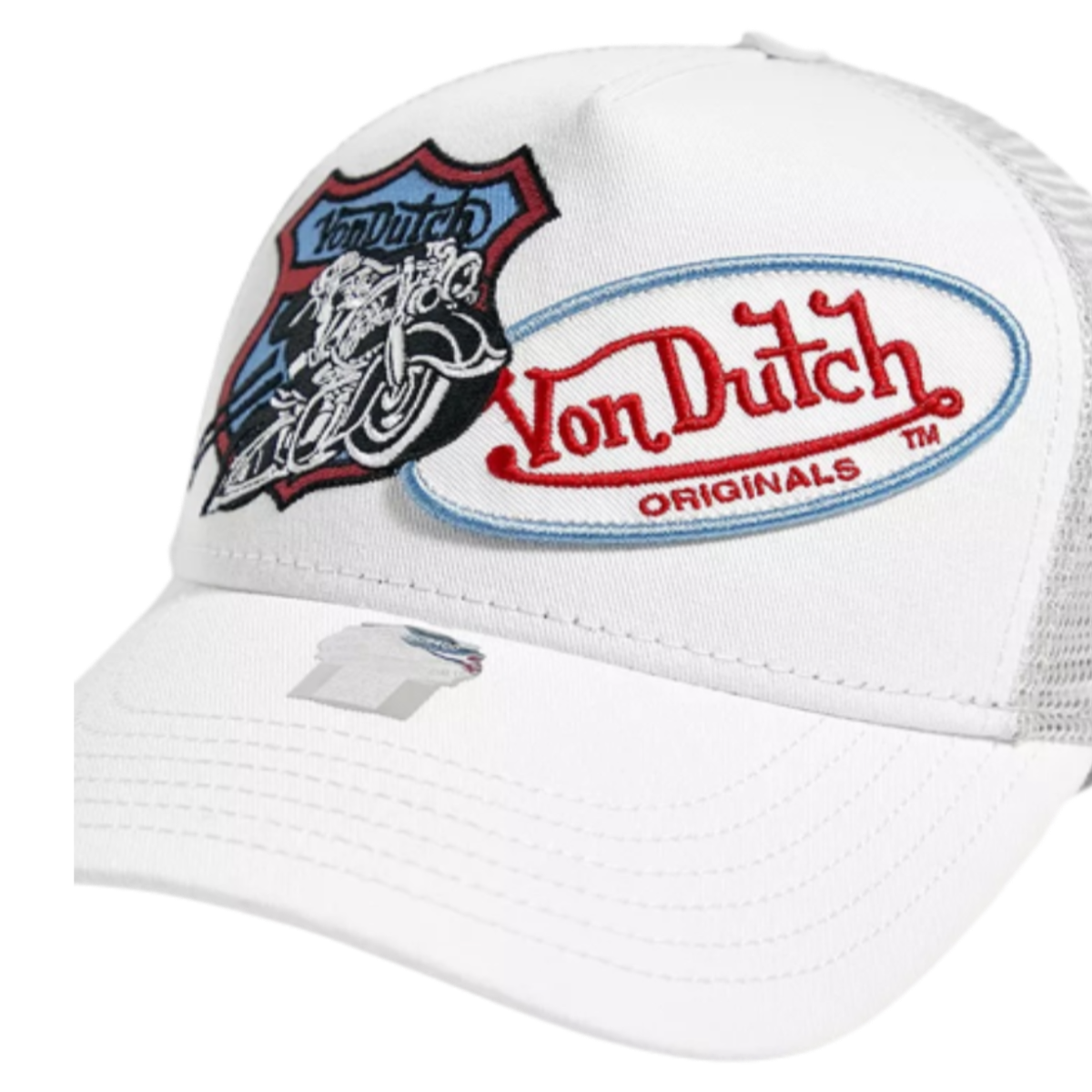 Von Dutch Core Badge Trucker-White/Blue