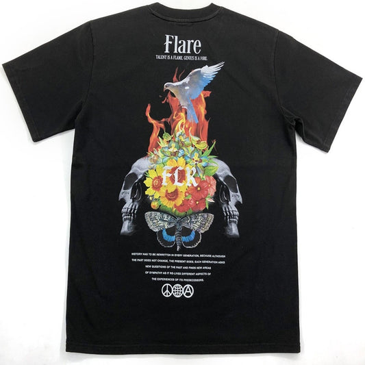 Moth To The Flame T-Shirt (Washed Black)