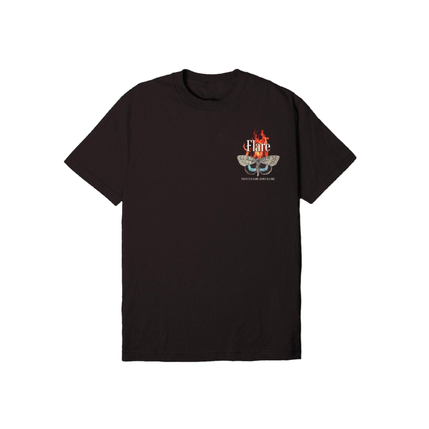 Moth To The Flame T-Shirt (Washed Black)