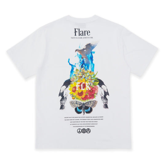 Moth To The T-Shirt Flame (White)