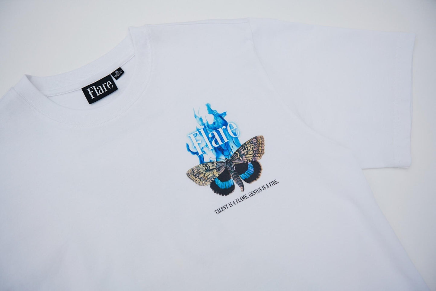 Moth To The T-Shirt Flame (White)