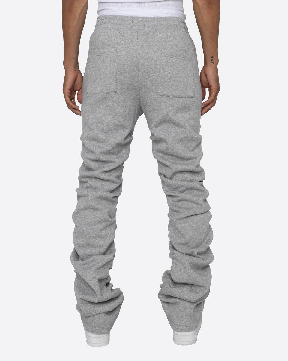 Stacked Sweat Pants Heather Gray