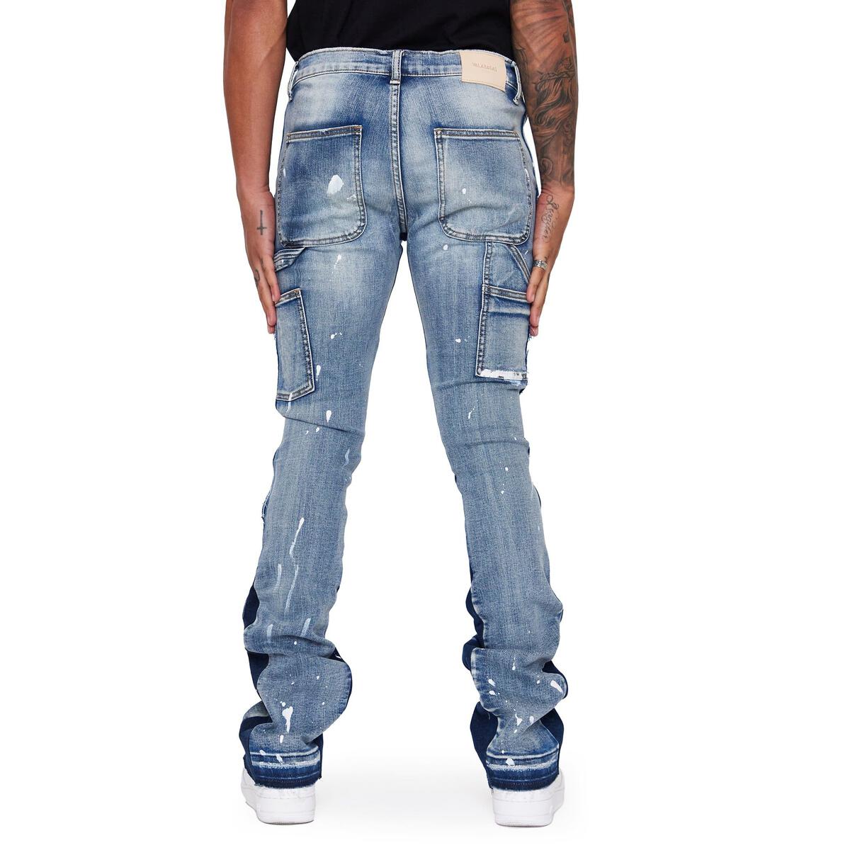 Jeans “Creed” Blu Sporco