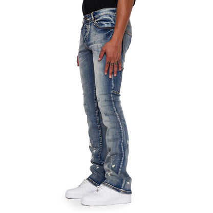 Jeans “Creed” Blu Sporco