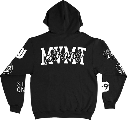 Strong X Mvmt "Welcome To Jersey" Hoodie-Black