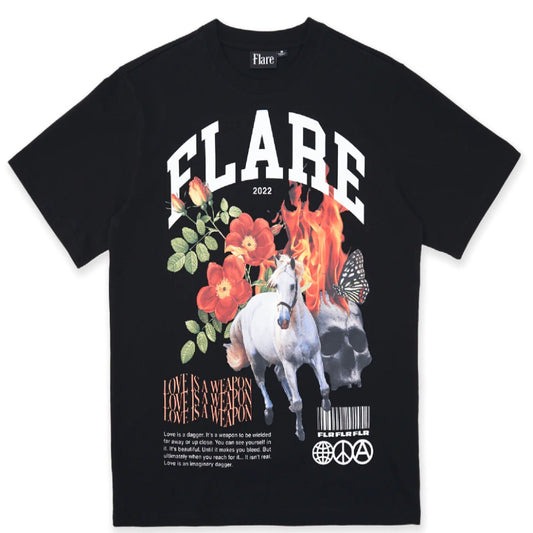 Flare Inc “Love Is A Weapon” Tee