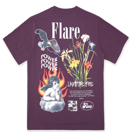 Flare Inc “Light The Fire” Tee (Choco)